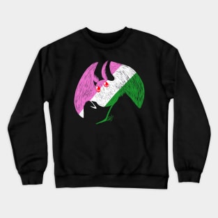 Non-Binary Pride Mothman Crewneck Sweatshirt